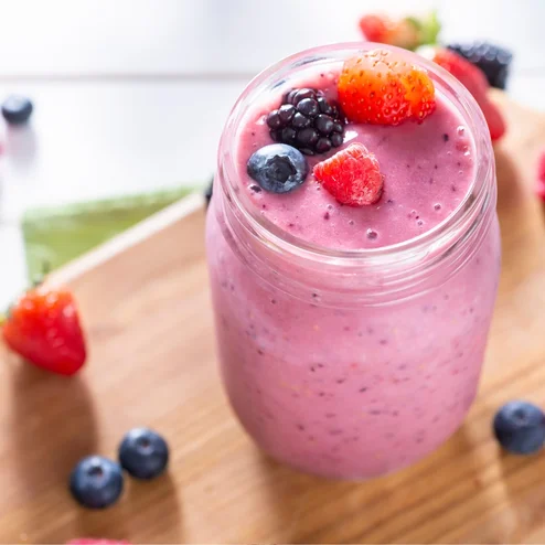 acai smoothie recept s jahodami a malinami | acaico.eu