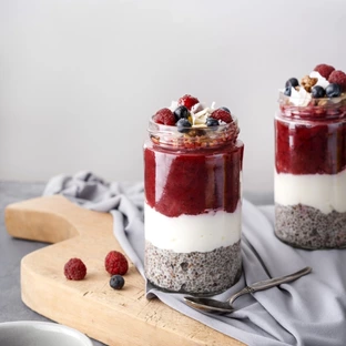 Chia pudding s acai